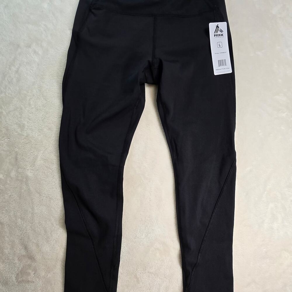 RBX Active black leggings size Large NWT